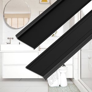 Trang Trí Dải Nhà Máy Bán Hàng Trực Tiếp Nhôm Hợp Kim Sàn Trims 8Cm Cao Dán Phong Cách Gạch <span class=keywords><strong>Trim</strong></span> Cho Sàn Viền Giải Pháp - Product Image 1