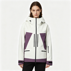 Vestes de ski techniques pour hommes et femmes, personnalisées avec logo professionnel, coupe-vent, imperméables, à capuche, pour activités de <span class=keywords><strong>neige</strong></span> - Product Image 1
