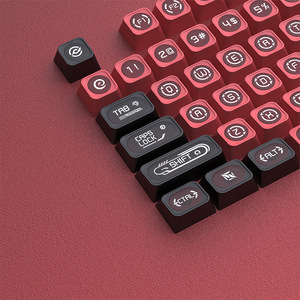 Wholesale Stock Cherry Mechanic <strong>Keyboard</strong> Keycaps Cat's Eye Stone Black <strong>Red</strong> Double Key <strong>Laptop</strong> - Product Image 4