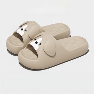 Tongs en tricot à motif chien – Chaussons d'intérieur tendance, antidérapants et anti-odeurs, divers styles - Product Image 2