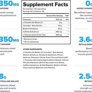 Suplemento Pre-Entrenamiento Personalizado que Mejora la Fuerza y la Resistencia, Suplemento Pre-Entrenamiento en Polvo para Adultos - Product Image 4