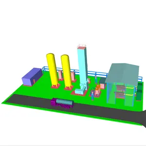 Unité de production d'azote, usine d'azote, ensemble de génération d'azote avec système de sauvegarde d'azote liquide