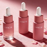 Flacon compte-gouttes de luxe en verre cylindrique 30 ml avec boîte, rechargeable, pour sérum cosmétique et diffuseur à bâtonnets