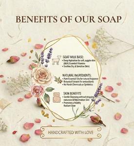 Aromatherapy Lavender <b>Soap</b> Manufacturer | Herbal Relaxing Handmade <b>Soap</b> Bars | Whitening Dry Skin Spa Use OEM ODM Bulk Supply - Product Image 5