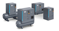 Atlas-Copco G3 230V/1Ph Compresseur d'air rotatif à vis à injection d'huile 3kW 8bar/10bar 13.42/11.65cfm 0.38/0.33m ³/min 50Hz Sécheur et réservoir