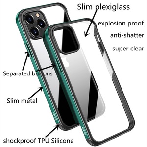 SULADA-funda de teléfono de cristal Nano HD para <span class=keywords><strong>iPhone</strong></span> 14 13 <span class=keywords><strong>11</strong></span> 12pro <span class=keywords><strong>Max</strong></span>, carcasa con marco de Metal para <span class=keywords><strong>iPhone</strong></span> 14 <span class=keywords><strong>pro</strong></span> <span class=keywords><strong>max</strong></span> - Product Image 2