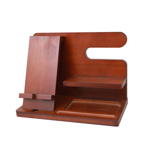 Wooden Desktop Organizer Multi Layer Storage <b>Rack</b> For Phone <b>Glasses</b> Keys Bracelet Office Desk Holder Rectangle Standing Type - Product Image 5