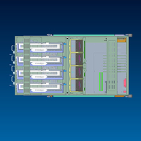 Châssis Serveur IA 5U Haute Performance pour 4 Cartes GPU PCIe 5.0 (4090/5090) – Idéal pour le Rendu et les Cartes Mères EATX