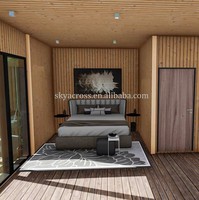 Pods de camping en bois petite maison avec cuisine et salle de bain et porche Casas Prefabricadas De Verano De Lujo