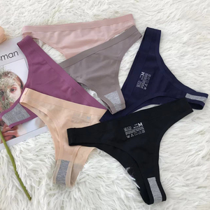 Tanga sin Costuras para Mujer, Bragas Cómodas de Algodón, Tanga Sexy para Mujer - Product Image 5