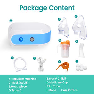 <span class=keywords><strong>Nebulizer</strong></span> Isi Ulang Inhaler Medis yang Sangat Portabel Terapi Pernapasan Jet Senyap Kompresor <span class=keywords><strong>Nebulizer</strong></span> - Product Image 4