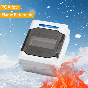 工場供給業者 IP65 防水 PC ABS プラスチック製エンクロージャー 12回路 ソーラーPVコンビナーボックス DINレール付属 - Product Image 4