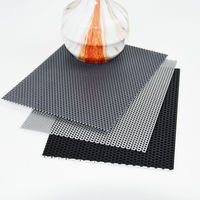 Panneau perforé en aluminium de forme personnalisable, tôle perforée en acier inoxydable, maille métallique perforée galvanisée à trous ronds