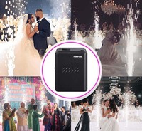 Machine à effets de scintillement mini 350W facile à utiliser, avec télécommande, pour spectacles, fêtes, mariages et DJ.