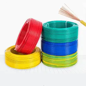 High Quality Single Core Solid Copper Cable And Wire 1.5mm 2.5mm PVC Insulated Electric Building House Wire