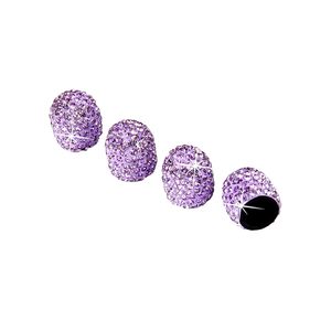 Tapas de válvula con incrustaciones de diamantes, de goma, sin cámara, con boquilla americana, para reacondicionamiento y mejora de neumáticos de coche - Product Image 1