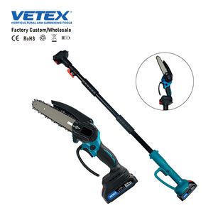 Vetex Großhandel 21V Kabelloser Mini-Kettensäge mit Teleskop-Verlängerungsstange, Leichte Langarm-Stangensäge für Baumpflege - Product Image 1