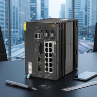 Commutateur JL817A Aruba Networking 4100i 12p 1GbE 8p PoE Classe 4 et 4p PoE Classe 6 2p SFP+ Montage DIN JL817A