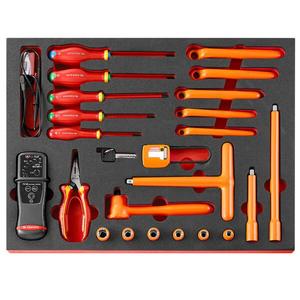 FACOM - MODM.VSEHYA Módulo de herramientas para EV (23 Uds.) -EAN 3662424169663 ELECTRICIDAD Y HERRAMIENTAS AISLADAS - Product Image 1
