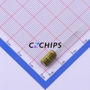 LKMB0902A100MF Through-Hole <b>Aluminum</b> <b>Electrolytic</b> <b>Capacitor</b> Through hole,D5xL9mm 10uF 20% 100V 220mA-100kHz - Product Image 2