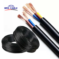 Câbles flexibles en caoutchouc pour alimentation électrique VDE Fil de pompe submersible certifié 300/500V 3x2.5mm2 3x4mm2 Câble BRS en cuivre CE de Shanghai