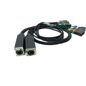 Bộ chuyển đổi giao diện âm thanh 4 kênh <span class=keywords><strong>3</strong></span> chân XLR Nam/Nữ Bộ chuyển đổi mạng RJ45 cat6 cho Bộ trộn micrô Loa - Product Image 4