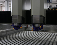 Fabricant SD-1825CL-2D machine de gravure sur pierre de routeur CNC à 2 têtes 1800*2500mm