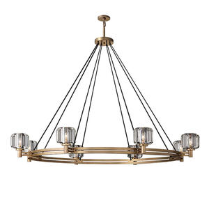 Suspension en cuivre de style <span class=keywords><strong>baroque</strong></span> français Hall d'entrée Lumière en laiton Style européen Suspendu <span class=keywords><strong>Grand</strong></span> <span class=keywords><strong>Lustre</strong></span> - Product Image 5