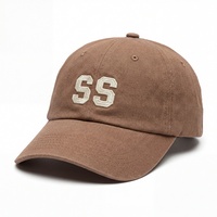 Gorras de Béisbol Personalizadas al por Mayor, 6 Paneles, Logotipo Bordado, Estilo Urbano, Algodón Lavado, Gorras Desestructuradas Tipo Dad Hat