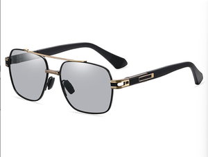 Bettega nam thời trang phân cực Kính mát cổ điển kim loại đôi có nghĩa là bảo vệ kính mát trang trí kính mát a695 - Product Image 5