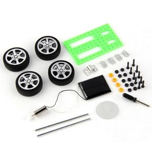 STEM Science DIY Mainan Kit Mobil Balap Mini Gerak Plastik Pendidikan untuk Siswa Anak Kelas - Product Image 2