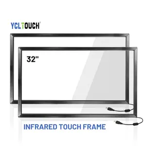 Factory directly supply usb interface free drive 20 multi touch 32 inch ir touch screen frame