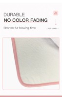 Serviette de bain pour animaux de compagnie, super absorbante, en microfibre, serviette de séchage pour chien, serviette de bain douce pour animaux de compagnie, pour tous les chiens et chats, avec empreinte de patte brodée