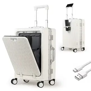 Luggage Expandable Suitcase PC+ABS Material TSA Lock Spinner Carry on 20in Hard Shell Suitcase