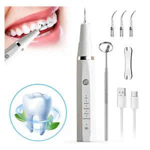 Oral Hygiene Kit Ultrasonic Tooth Cleaner Teeth Calculus Plaque Remover For Dental Care