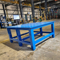 Vente directe d'usine - Banc de travail en acier robuste pour soudure industrielle, adapté aux ateliers comme banc de travail pour monteurs