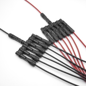 ขั้วต่อแผงโซลาร์เซลล์ PV004-T6 ตัวผู้/ตัวเมีย IP67 7 ขา กันน้ำ กันฝุ่น ทองแดงชุบดีบุก PPO DC 1000V 1500V 30A สำหรับระบบโซลาร์เซลล์ - Product Image 6