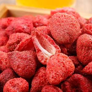 Dondurularak kurutulmuş meyve çilek cips FD teknolojisi, e-ticaret satışları için Ideal tazeliği korur - Product Image 1