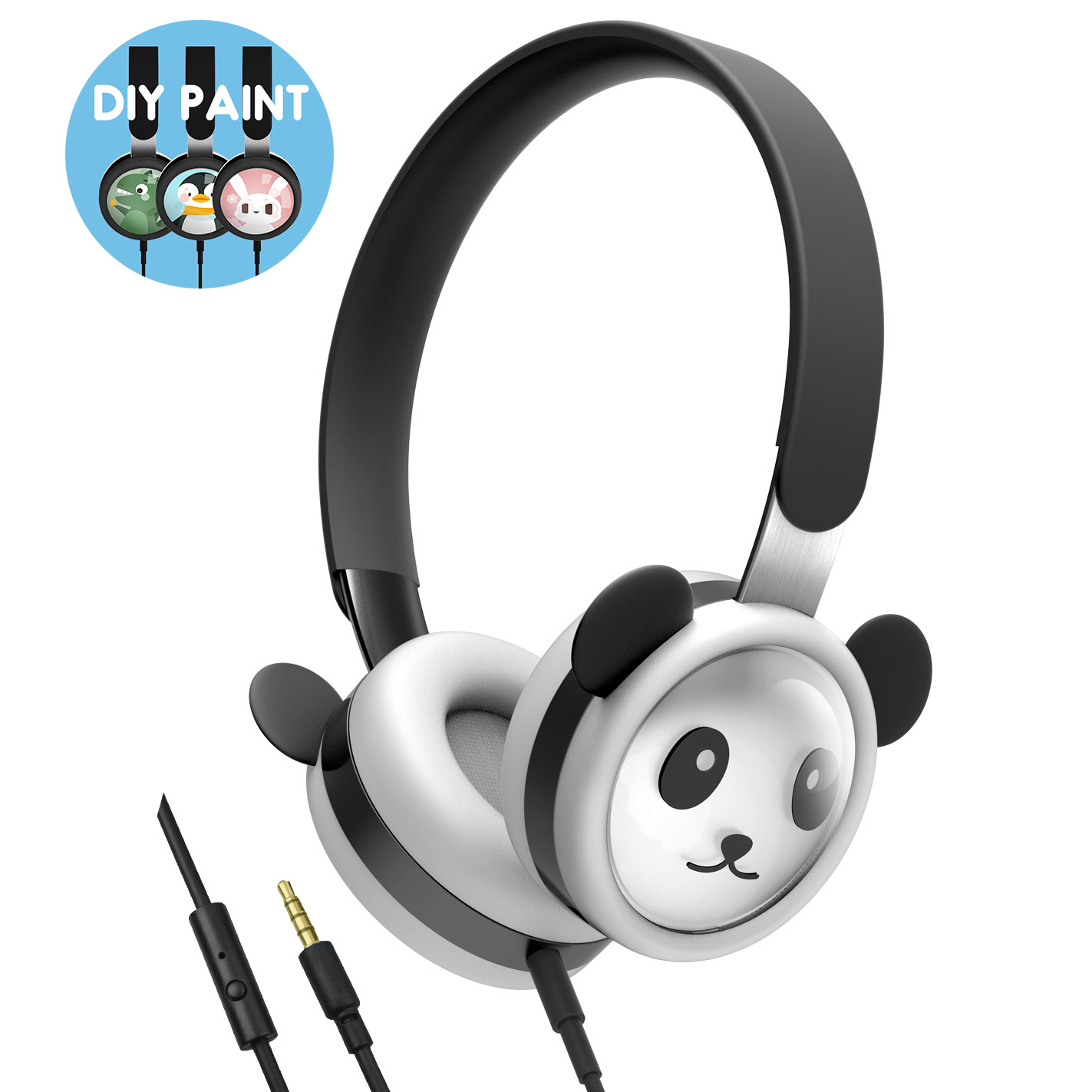 Mp3 Earphones Panda Earphones Sound Panda SPE-G9 Light Gaming