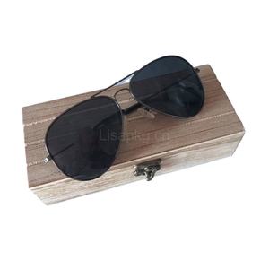 Boîte en <span class=keywords><strong>bois</strong></span> <span class=keywords><strong>de</strong></span> paulownia non finie, finition effet brûlé, pour lunettes <span class=keywords><strong>de</strong></span> soleil, bijoux et cadeaux, vente en gros - Product Image 5