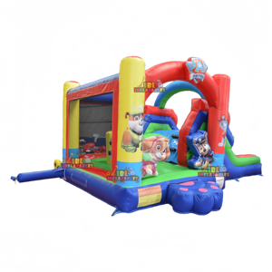 Tobogán Inflable Comercial con Diseño <span class=keywords><strong>de</strong></span> Patas <span class=keywords><strong>de</strong></span> Cachorro, Castillo Inflable Combinado con Tobogán para Fiestas <span class=keywords><strong>de</strong></span> Cumpleaños Infantiles - Product Image 3