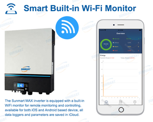 Inversor Solar Híbrido <span class=keywords><strong>Axpert</strong></span> <span class=keywords><strong>Max</strong></span>.8kw 48vdc con Cargador MPPT de 120A y Función Paralela, Inversor de Potencia <span class=keywords><strong>Voltronic</strong></span> - Product Image 6