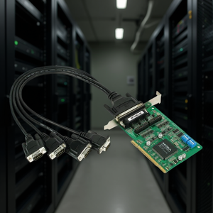 Carte série PCI Moxa CP-134U-DB25M 64333 4 ports RS-232 pour usage industriel Taïwan - Product Image 3