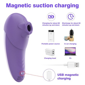 Dual-mode Suction <b>Vibrator</b> G-Spot Masturbator for Women Instant Orgasm Intimate Toy Breast Vagina 20-Frequency Waterproof IPX7 - Product Image 2