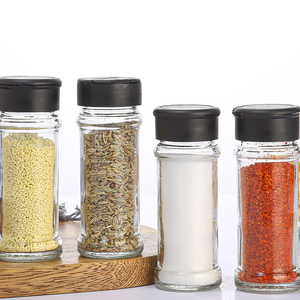 Bán buôn mẫu Cung cấp nhựa gia vị lọ chai container với nắp màu đen hoàn hảo để lưu trữ gia vị và bột - Product Image 3
