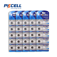 Batería de litio PKCELL 3V Cr927 Cr1216 Cr1220 Cr1225 Cr1616 Cr1620 Cr1632 pila de botón con soporte de batería