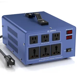 Transformadores reductores variables de bajo voltaje de 4000VA, convertidor de potencia de 220V a 110V, transformadores de corriente de alto voltaje