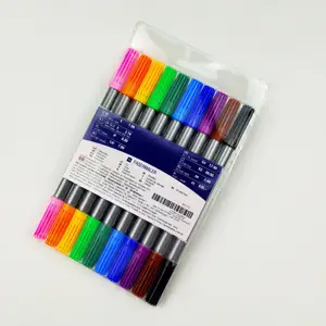 Wenzhou Goedkope Prijs 30 Kleuren Wasbare Inkt Kids Tekening Vilt Tip Marker Pen