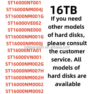 ST16000NM000J Exos X18 16TB HDD Clase empresarial SATA 3,5 "6 G/s 128MB Discos duros internos para servidor ST16000NM001G <span class=keywords><strong>ST16000NE000</strong></span> - Product Image 1