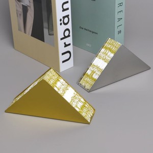 Thép không gỉ tam giác đứng giấy khăn chủ nhà hàng khách sạn Kim Loại mô Ghế hội đồng quản trị giấy khăn Clip - Product Image 5